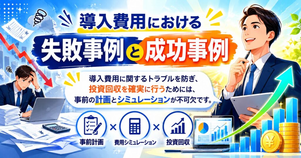 導入費用における失敗事例と成功事例